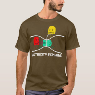 Camiseta Se Explica Electricidad Graciosa En El Regalo Del