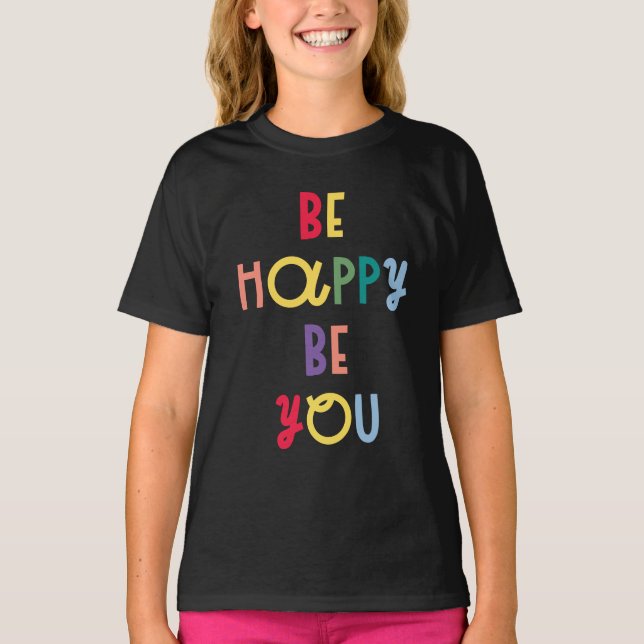 Camiseta Sé Feliz (Anverso)