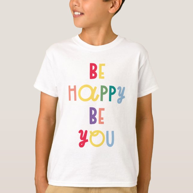 Camiseta Sé Feliz (Anverso)