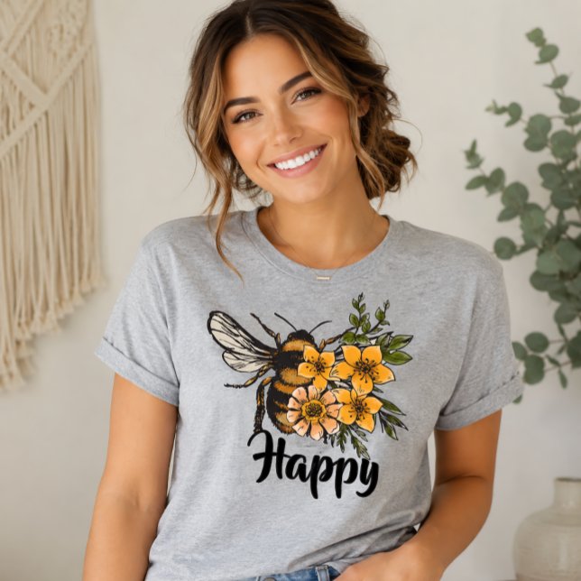 Camiseta Sé Feliz (Subido por el creador)