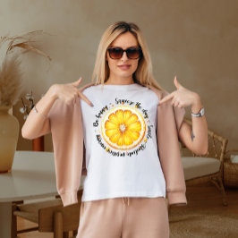 Camiseta Sé feliz