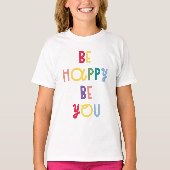 Camiseta Sé Feliz (Anverso)