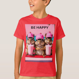 Camiseta Sé feliz con los trozos