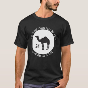 Camiseta Sé Fiel a Ti Mismo – Logo Blanco y Negro
