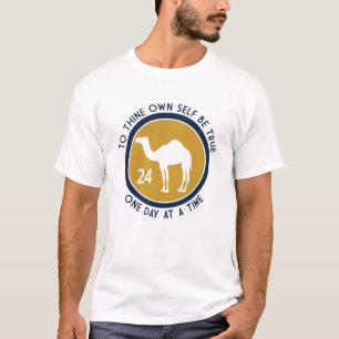 Camiseta Sé Fiel a Ti Mismo – Recuperación Dorado y Azul