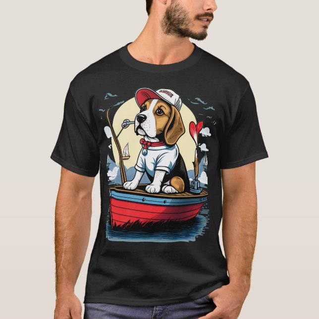 Camiseta se fue a pescar (Anverso)