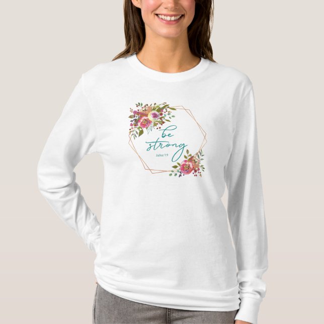 Camiseta Sé Fuerte (Anverso)