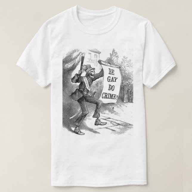 CAMISETA SÉ GAY, HACER PERSONALIZADO DE IMPRESIÓN DE VINTAC (Diseño del anverso)