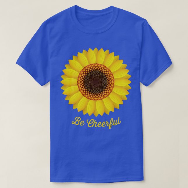 Camiseta Sé girasol alegre (Diseño del anverso)