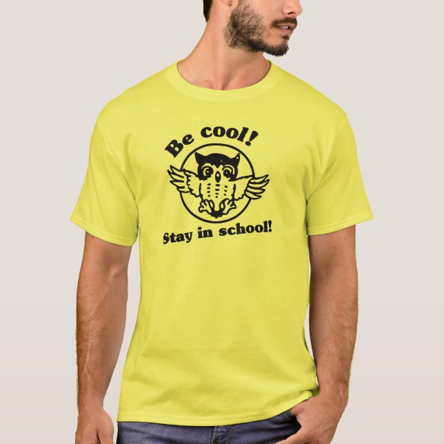 Camiseta Sé Guay como retro de cosecha en la escuela (Anverso)