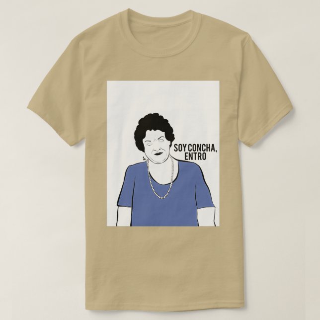 Camiseta Se ha introducido la concha (Diseño del anverso)