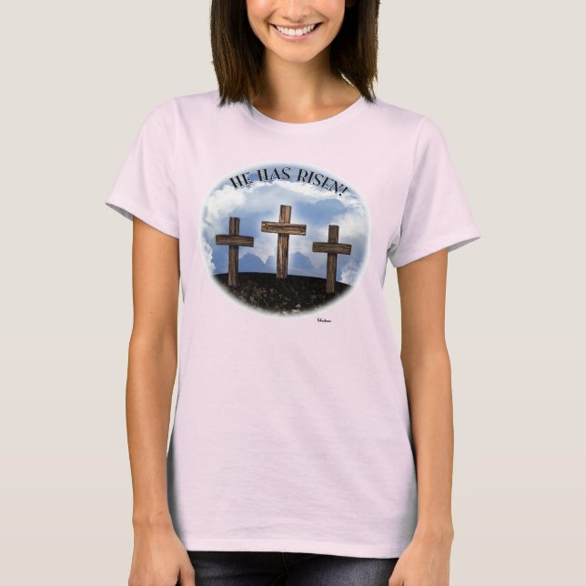 Camiseta Se Ha Levantado 3 Cruces Ruidosas (Anverso)