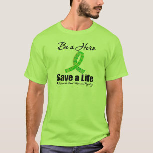Camiseta Sé héroe, salva una vida, únete al registro de 