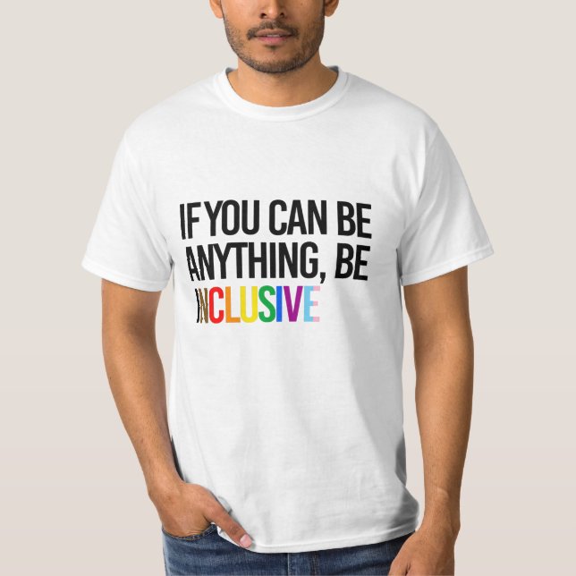 Camiseta Sé Inclusivo (Anverso)
