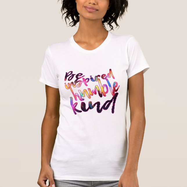 Camiseta Sé Inspirado (Anverso)