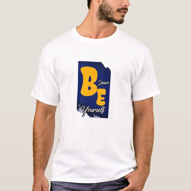 Camiseta Sé inteligente tú mismo (Anverso)