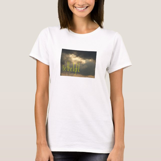 Camiseta Sé la luz (Anverso)