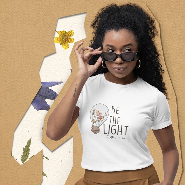 Camiseta Sé la luz (Share your faith with this cute t-shirt!)