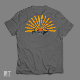 Camiseta Sé la Luz Boho Fe Cristiana Inspiradora