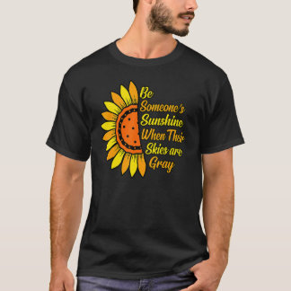 Camiseta Sé la Luz de Alguien Gráfico de Conciencia de Salu