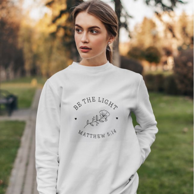 Camiseta Sé la luz | Mateo 5:14 Verso de la Biblia (Subido por el creador)