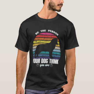 Camiseta Sé La Persona Que Tu Husky Piensa Que Eres Retro S