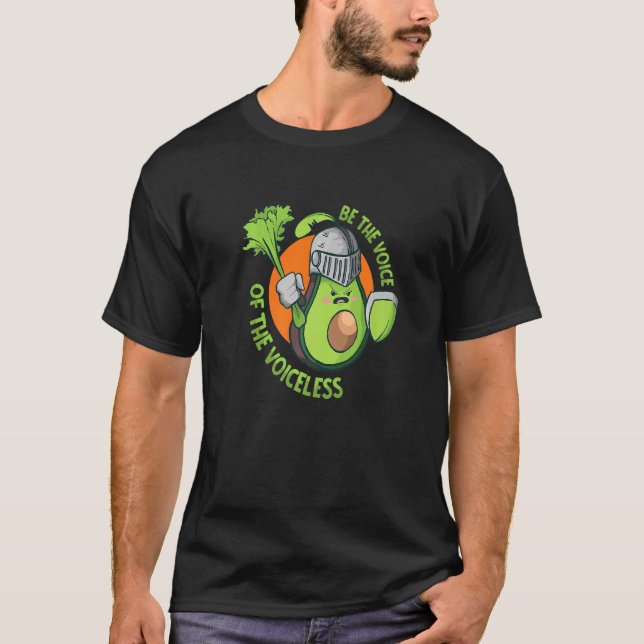 Camiseta Sé La Voz De La Planta Vegetable Sin Voz (Anverso)