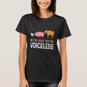 Camiseta Sé La Voz Para El Animal Vegan Earth Sin Voz