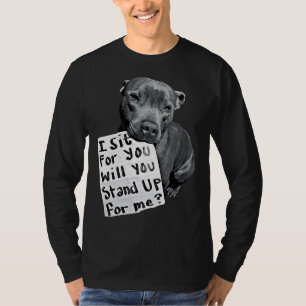 Camiseta Sé La Voz Para Los Pitbulls Y Los Rescates
