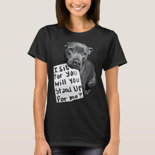Camiseta Sé La Voz Para Los Pitbulls Y Los Rescates