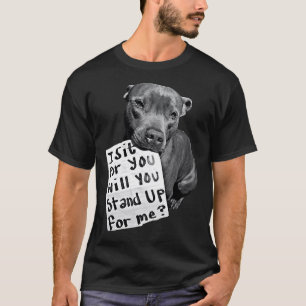 Camiseta Sé La Voz Para Los Pitbulls Y Los Rescates