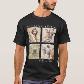 Camiseta Se Levanta Cruz Cristiana De Pascua