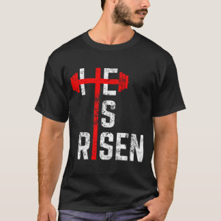 Camiseta Se Levanta Cruz De Gimnasio Jesús Pascua Adolescen