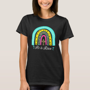 Camiseta Se Levanta Día Cristiano De Pascua Feliz Día Del P