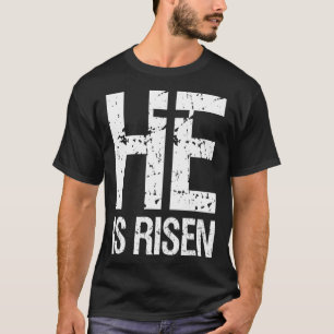 Camiseta Se Levanta - Fe Cristiana Jesucristo Pascua