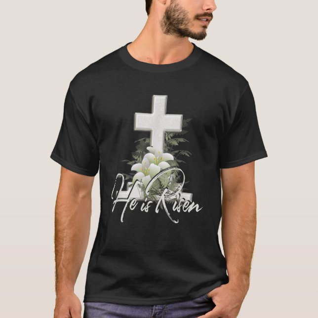 Camiseta Se Levanta La Biblia Jesús Resurrección Pascua Rai (Anverso)