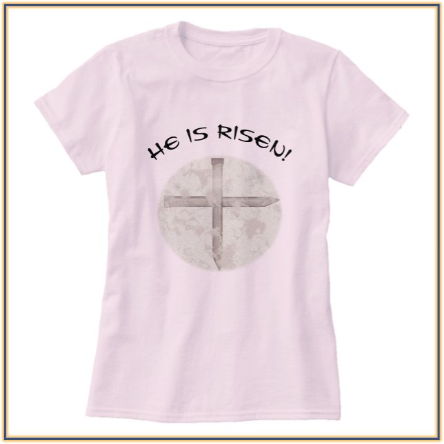 Camiseta Se Levanta La Cruz De Pascua (Subido por el creador)