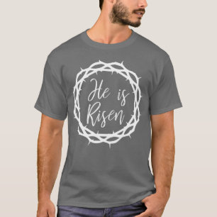 Camiseta Se levanta la resurrección de la Pascua Cristiana