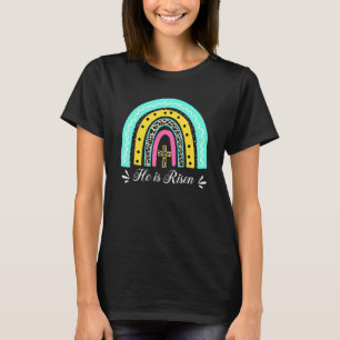 Camiseta Se Levanta Pascua Cristiana Para Mujeres Hombres F