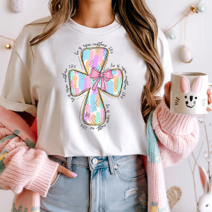 Camiseta Se levanta, Pascua Pastel