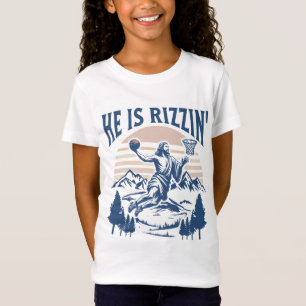 Camiseta Se Levanta Rizzin En Pascua Jesús Fe Cristiana B