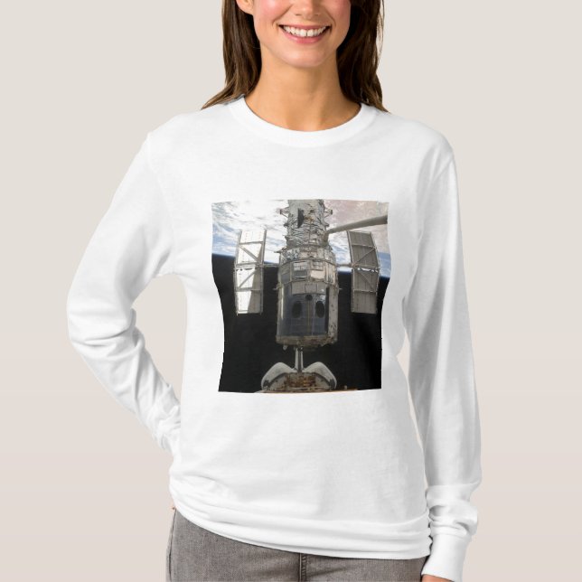 Camiseta Se libera el telescopio espacial Hubble (Anverso)