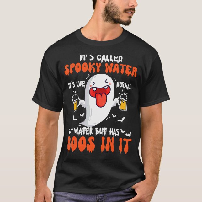 Camiseta Se llama agua espeluznante, es como agua normal, p (Anverso)