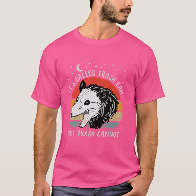 Camiseta se llama basura no puede la basura no racoo gracio (Anverso)