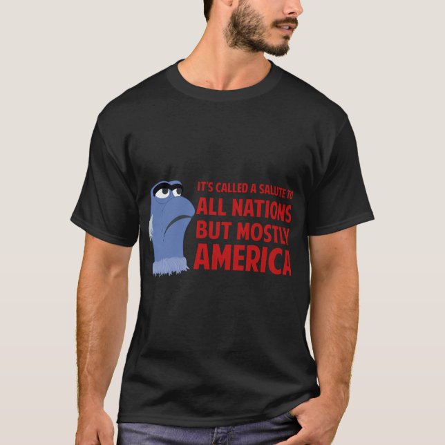 Camiseta Se llama un saludo a todas las naciones pero sobre (Anverso)