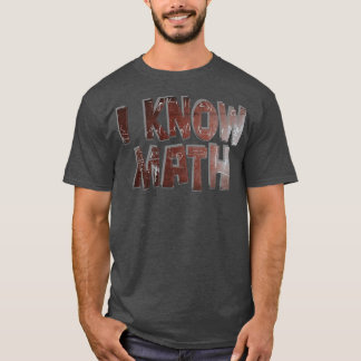 Camiseta Sé matemáticas