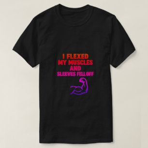 Camiseta Se me cayeron los músculos y las mangas - Bol