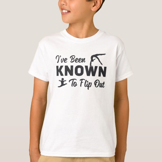 Camiseta Se me conoce por cambiar la gimnasia gimnasta (Anverso)