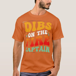 Camiseta Se mete en la esposa del bombero capitán bombero