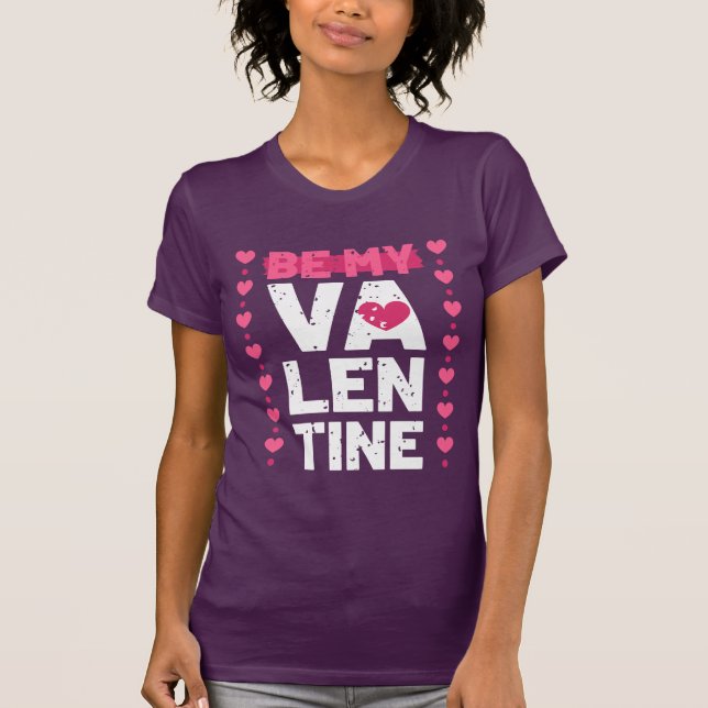Camiseta Sé mi corazón de San Valentín (Anverso)
